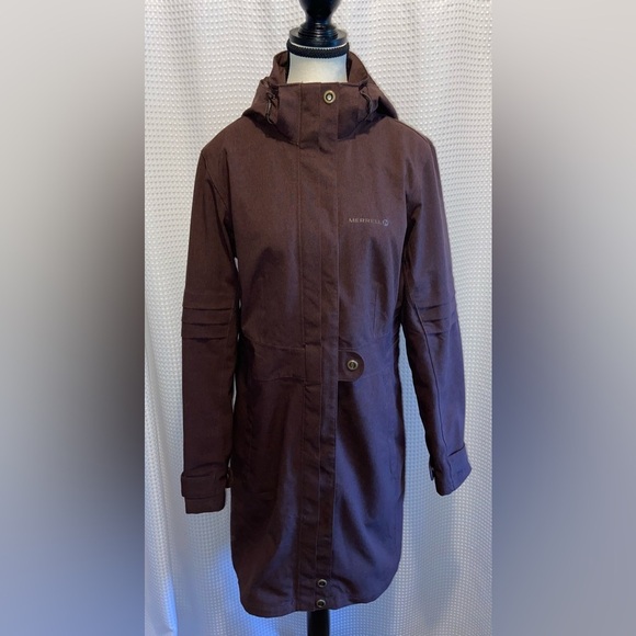 Women’s MERRELL Wakefield waterproof insulated rain Jacket size medium - Picture 3 of 16
